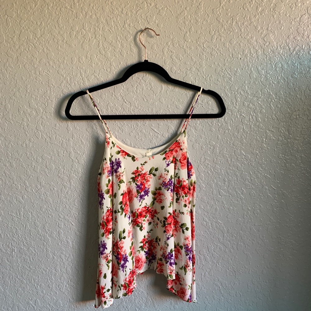 Flower blouse.